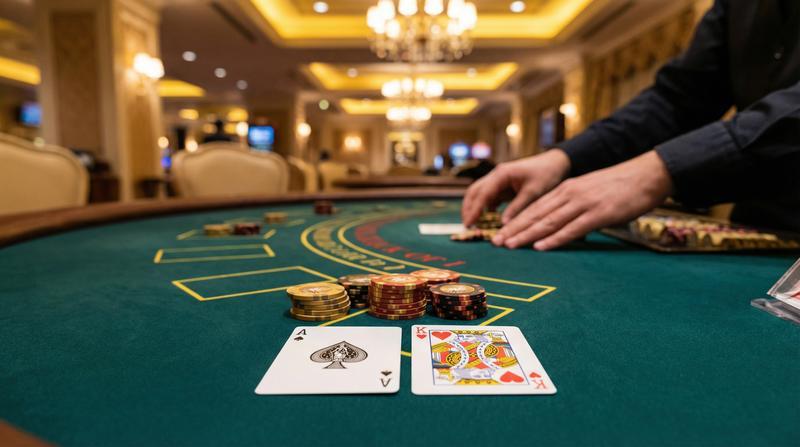 Mesa de blackjack en línea